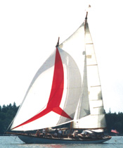 Asymmetrical Spinnaker Cruising Sails